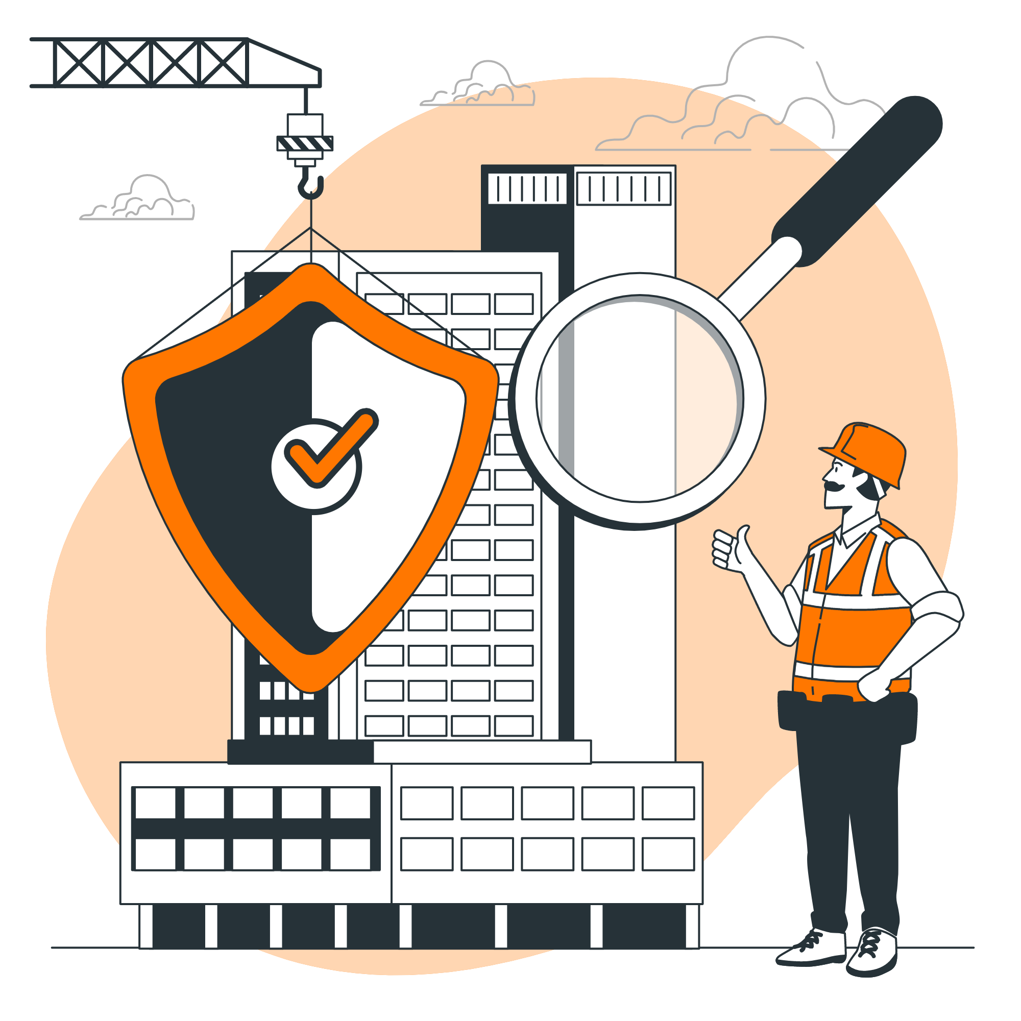 Server Hosting Infrastructure with Security Shield